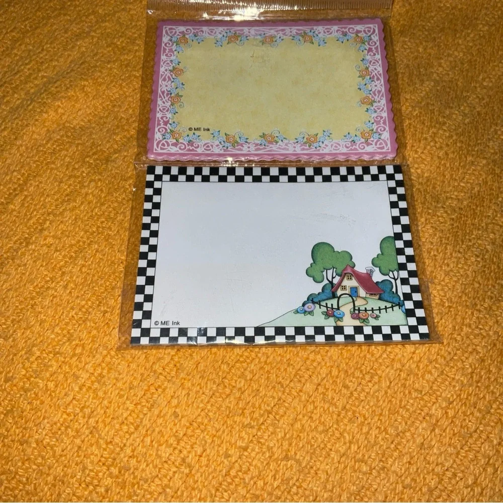 🌸3 for $18🌸 Set of 2 Vintage Mary Engelbreit POST-IT Notes, Floral Lattice, home